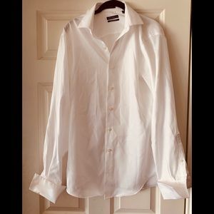 Men’s white button down shirt